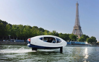Hydroptère sur la Seine